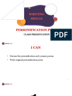 Class Presentation - Writing Skills - Personification Poem