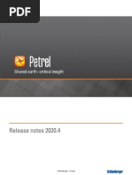 Petrel 2020-4 Release Notes