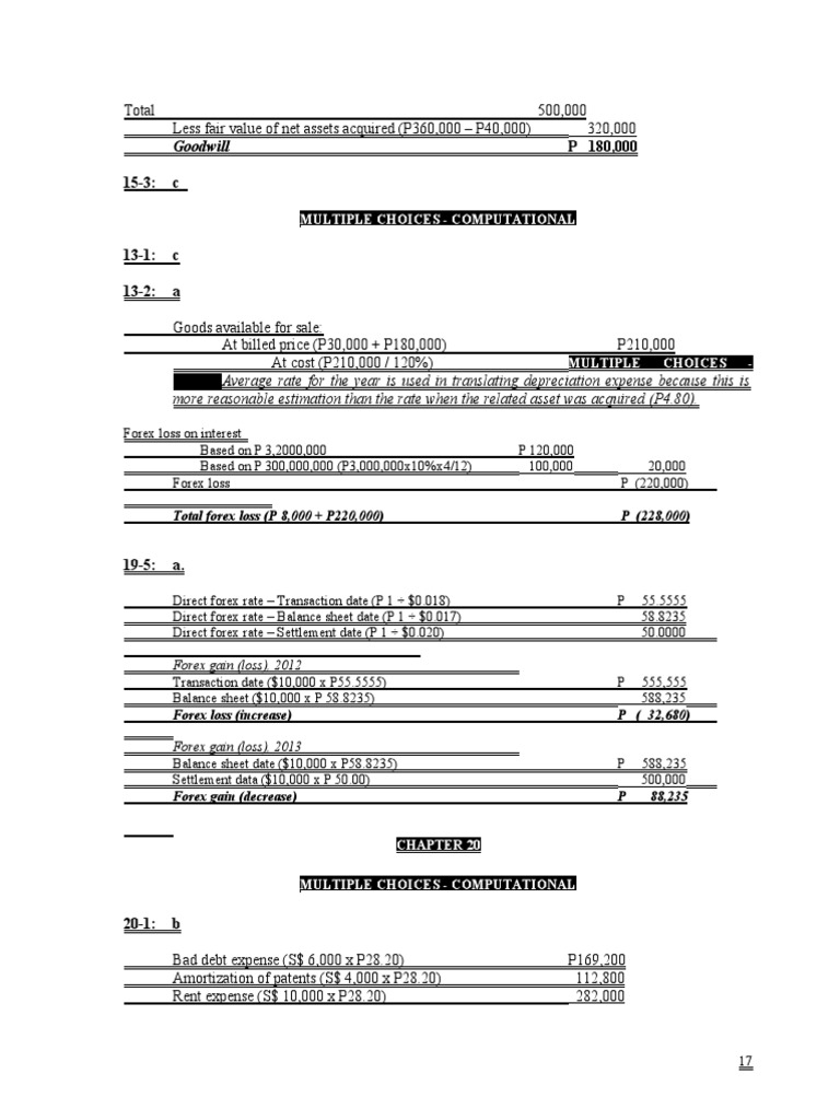 Goodwill P 180,000 PDF Goodwill (Accounting) Book Value