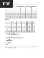 Find The Value of and Make A Verbal Interpretation of The Following Scores. (With