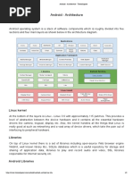 Android - Architecture - Tutorialspoint