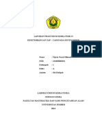 Laporan Praktikum Kesetimbangan Uap Cair