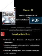 Corporate Governance and Corporate Social Responsibility