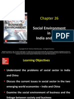 Social Environment in India and China