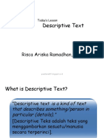 Descriptive Text: Risca Ariska Ramadhan, M.PD