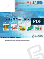 ELEATION’s ANSYS Basic to Professional Training Program - Theory of Contact Analysis