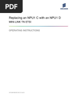 Replacing NPU1 C With An NPU1 D