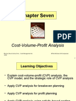 Chapter Seven: Cost-Volume-Profit Analysis