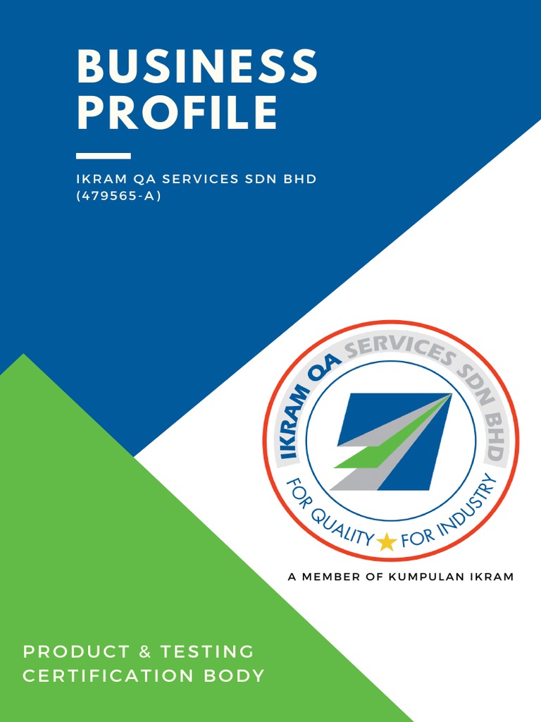 Business Profile Ikram Qa Pdf Business Evaluation
