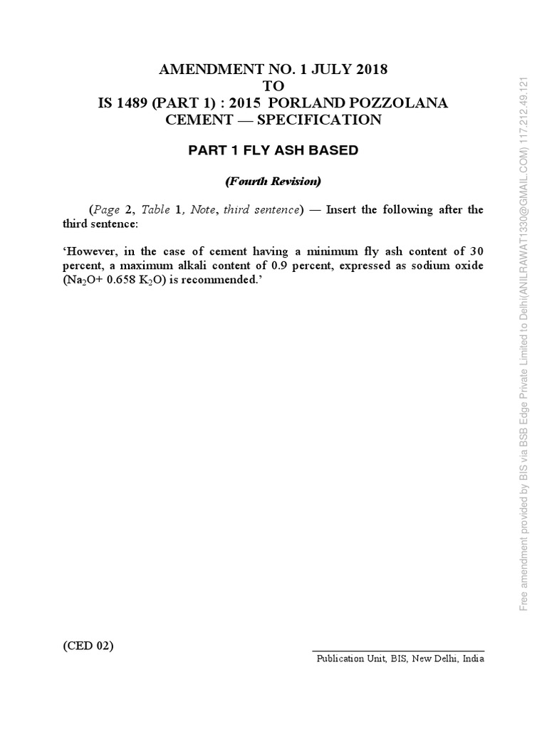 amendment-no-1-july-2018-to-is-1489-part-1-2015-porland-pozzolana