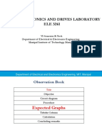 V-I Characteristics MOSFET IGBT SCR Lab