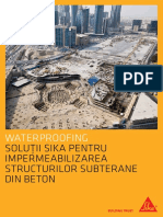 Waterproofing - Solutii Sika Pentru Impermeabilizarea Structurilor Subterane Din Beton - v3