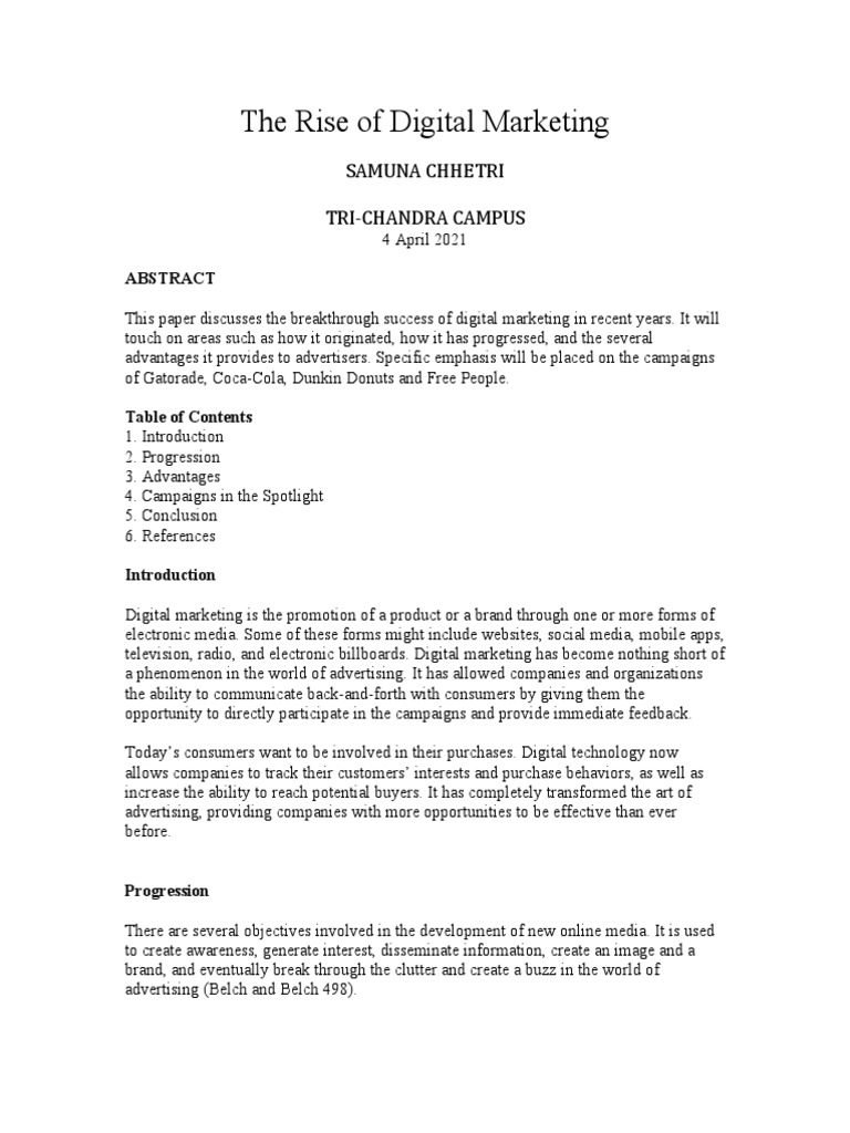 Digital Marketing Breakthrough | PDF | Digital Marketing | Promotion ...