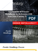 Application of Powder Metallurgy in Reference With Iron