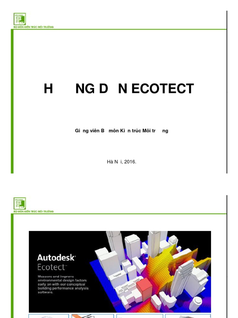 1..huong Dan - Ecotect-08-2016 | PDF