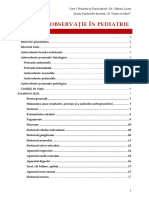 Curs 3. Foaia de Observație În Pediatrie PDF