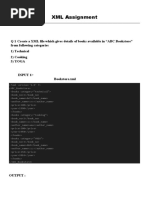 XML Assignment