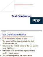 Text Generation: Pong VHDL