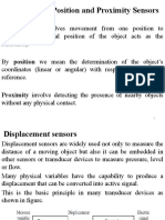 Displacement, Position and Proximity Sensors