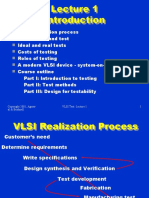 Al & Bushnell VLSI Test: Lecture 1 1