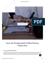 Applied Data Science Module Provides Free Training in Python and Machine Learning