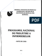 Programul National de Pregatire a INFIRMIERELOR