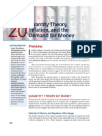 Ch20 - Quantity Theory of Money