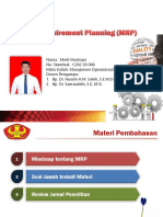 Material Requirement Planning Final
