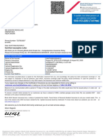 Sub:Risk Assumption Letter: Insured Vehicles Details