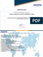 Certificado: John Lenon de Jesus Ferreira Lima