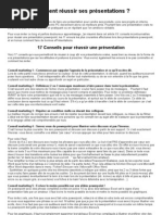 Download 17 conseils incontournales pour russir ses prsentations  by Canevet SN50819 doc pdf