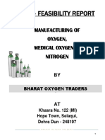 Pre - Feasibility Report: Manufacturing of Oxygen, Medical Oxygen & Nitrogen