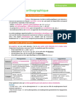 Orthographe Fiche 1 Le Systc3a8me Orthographique