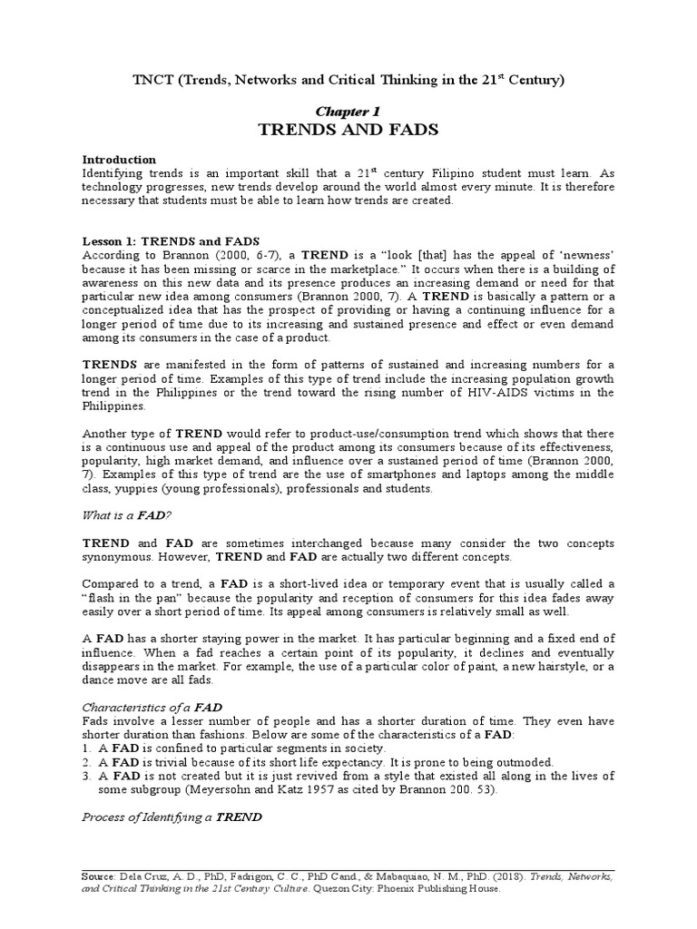Understanding Trends vs. Fads | PDF | Fashion | Clothing