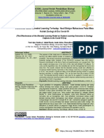 Efektivitas Model Blended Learning Terhadap Hasil Belajar Mahasiswa Pada Mata Kuliah Zoologi Di Era Covid-19