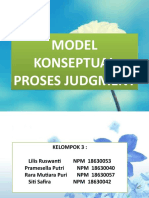 Model Konseptual Proses Judgment
