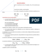 Reacciones Químicas Grado 11° - 2021