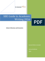 2016 Guide To Academic Writing