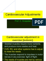 Cardiovascular Adjustments: Prof. K. Sivapalan