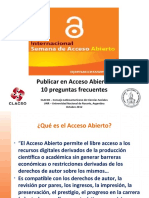 Publicar en Acceso Abierto-10 Preguntas Frecuentes Con Video