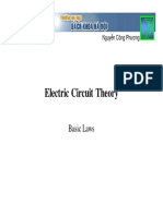 Electric Circuit Theory - Basic Laws
