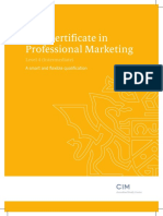 CIM Certificate in Professional Marketing