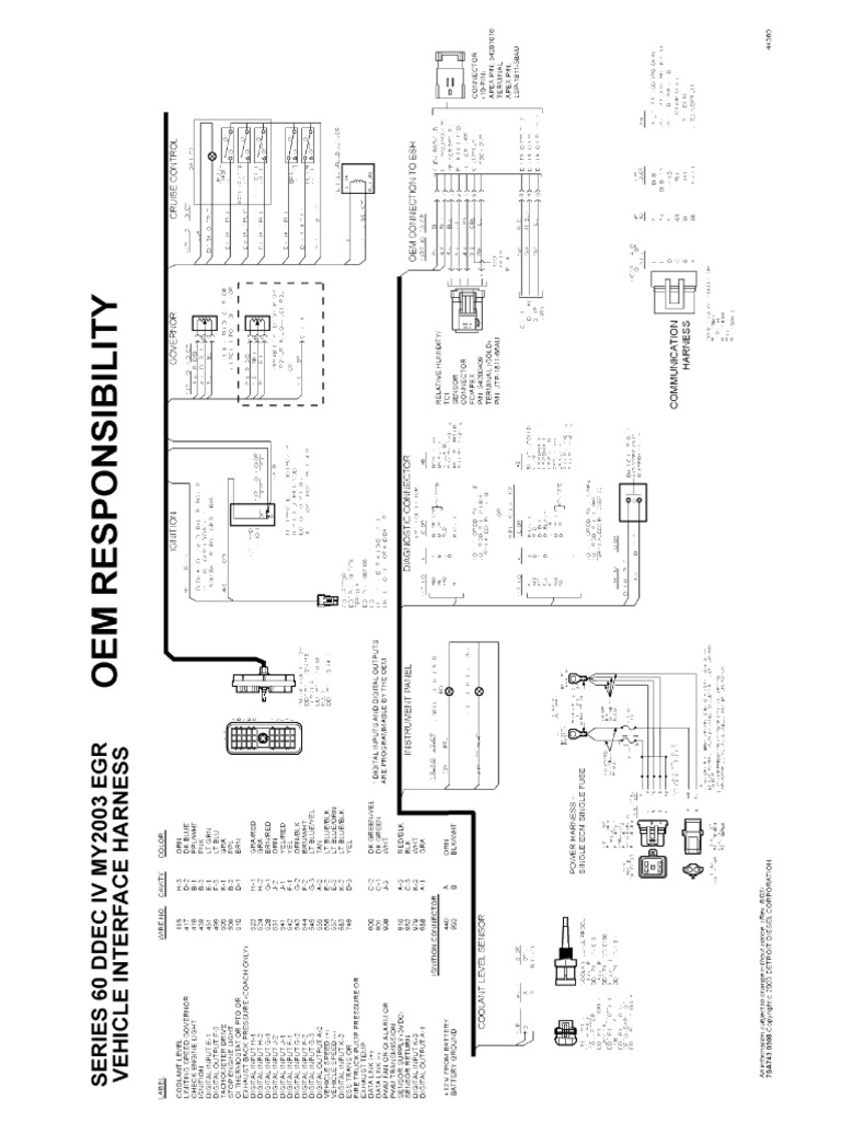DDEC IV Wiring Diagram PDF
