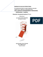 Memorias Calculo Estructura Centro TSA Aseqi Popayan