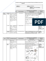 Plan de Trabajo Del 3 Al 7 de Mayo