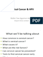 Cervical Cancer & HPV: Walter Yaw Agyeman