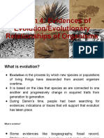 Lesson 4 - Evidences of Evolution - Evolutionary Relationships of Organisms
