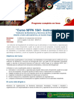 Informacion NFPA 1041 en Linea