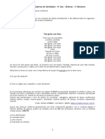 ATIVIDADE - 7º SÉRIE - SISTEMA DIGESTÓRIO E CIRCULATÓRIO