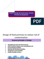 Design and Construction of Food Premises
